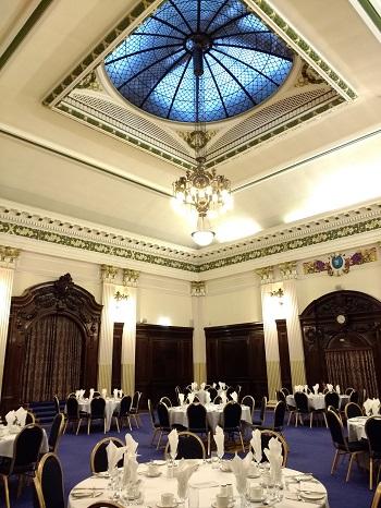 set up for an evening meal